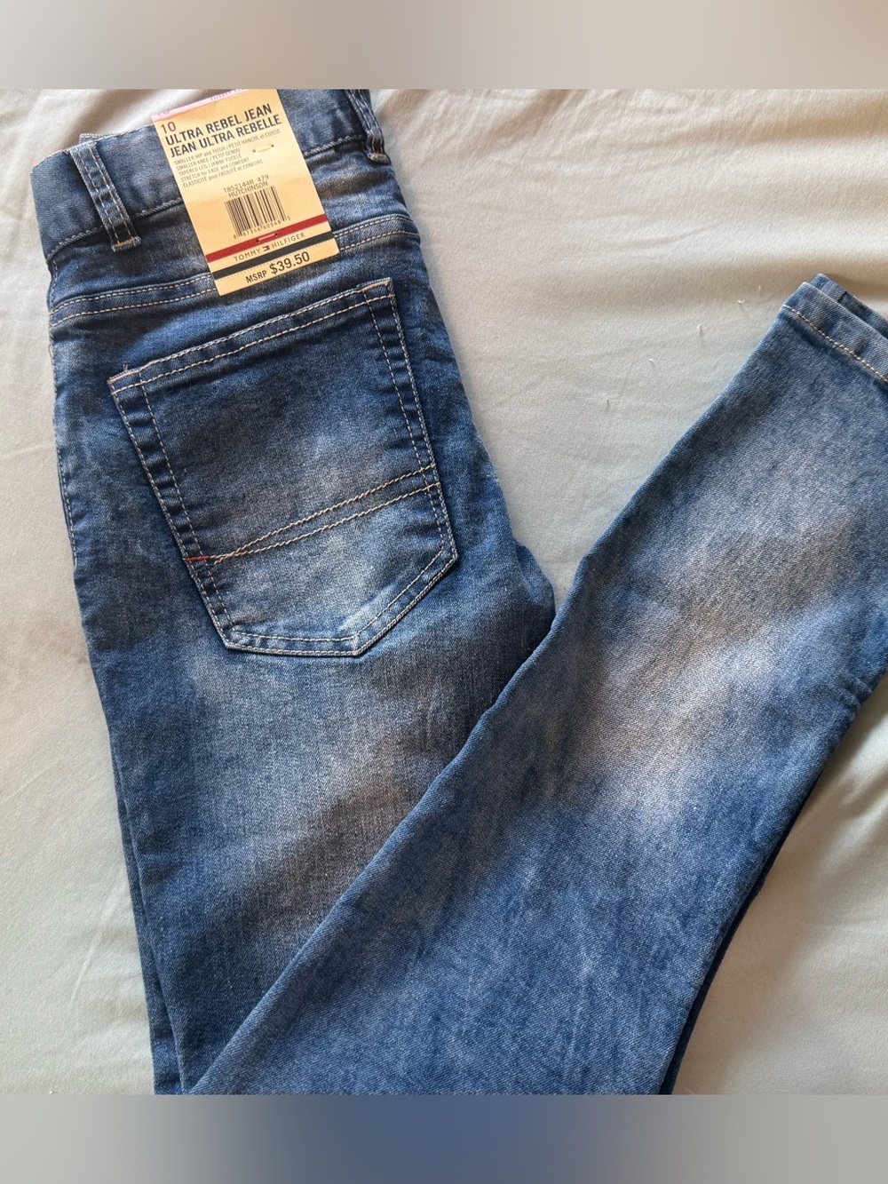 Boys Blue Ultra Rebel Stretch Jeans